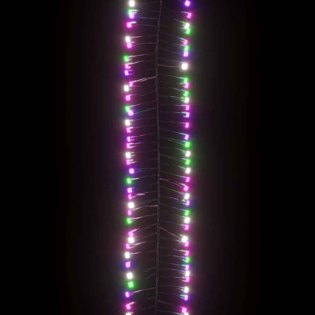 Instalație cluster, 1000 LED-uri, multicolor pastel, 11 m, PVC