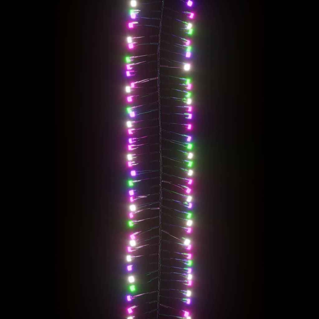 Instalație cluster, 2000 LED-uri, multicolor pastel, 17 m, PVC