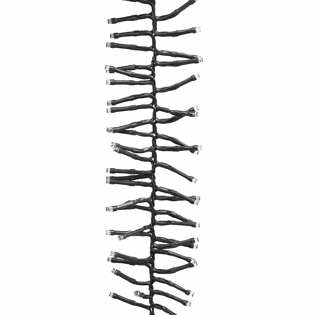 Instalație tip cluster cu 3000 LED-uri, alb cald, 23 m, PVC