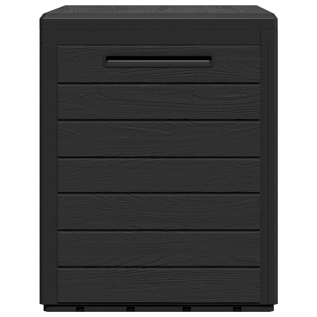 Ladă depozitare de grădină antracit 58,5x46x55 cm polipropilenă