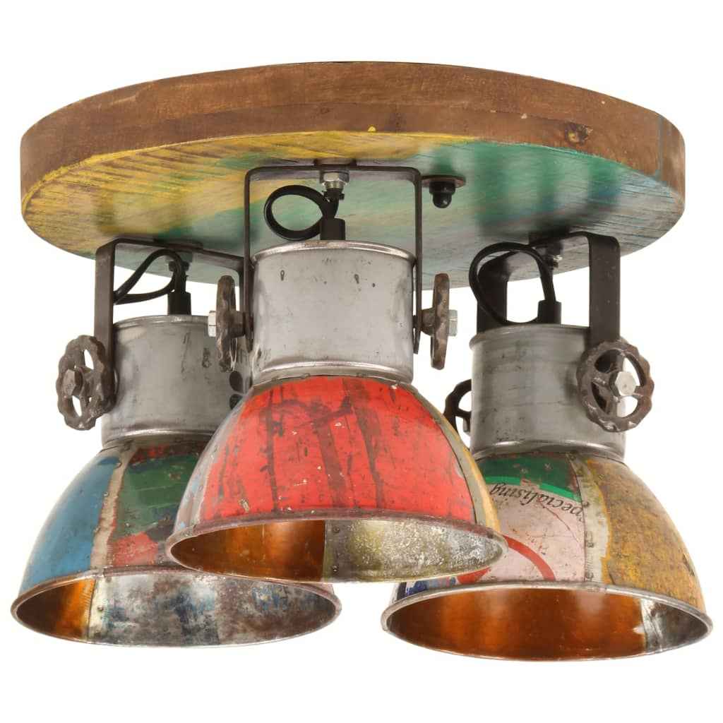 Lampă de tavan industrială 25 W, multicolor, 42x25 cm E27