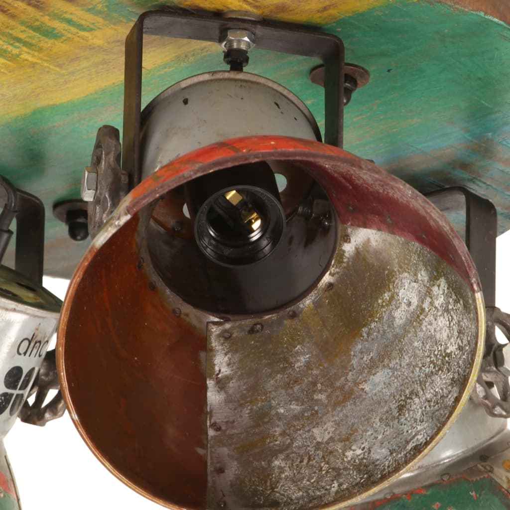 Lampă de tavan industrială 25 W, multicolor, 42x25 cm E27