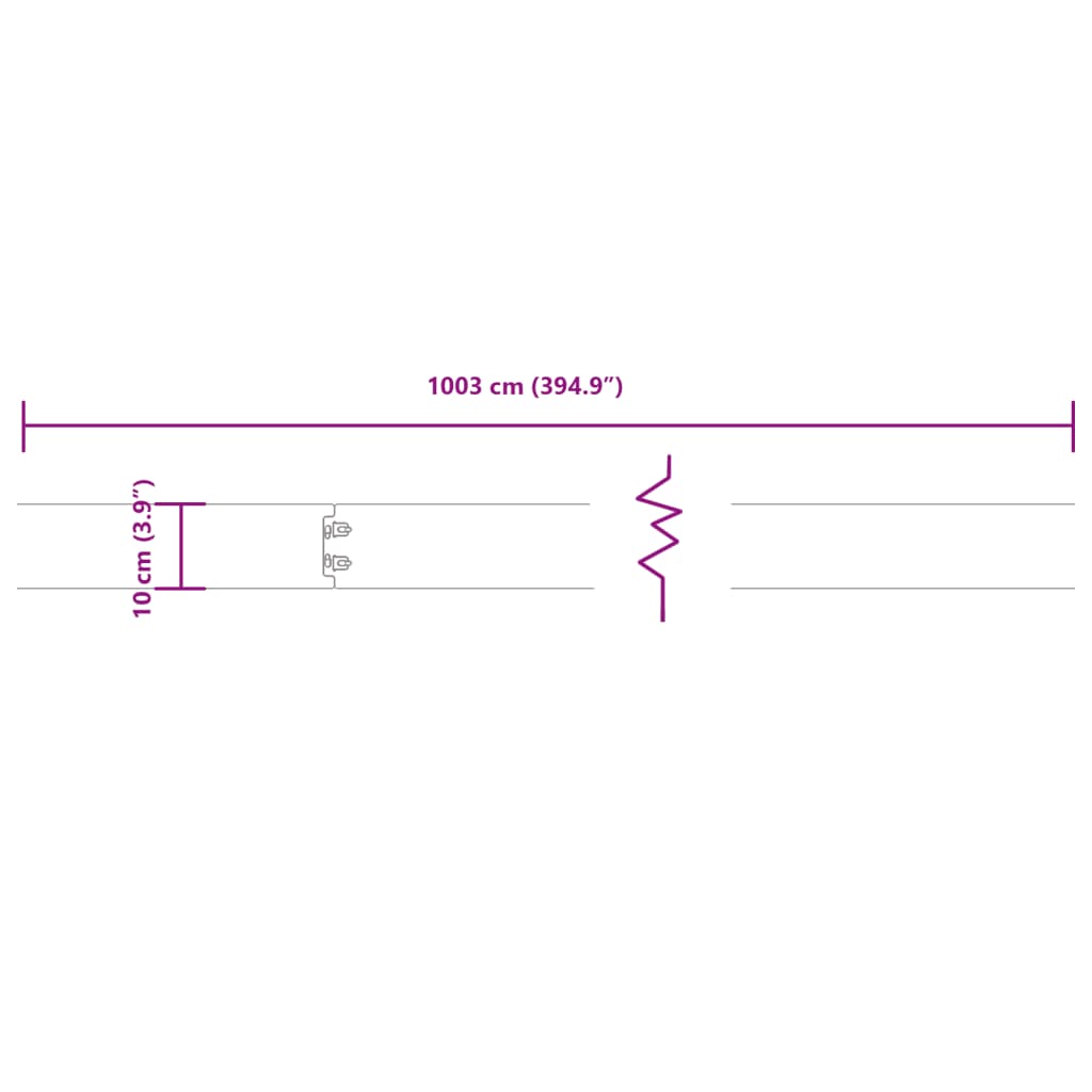 Borduri de gazon 10 buc. 10x103 cm oțel Corten flexibil
