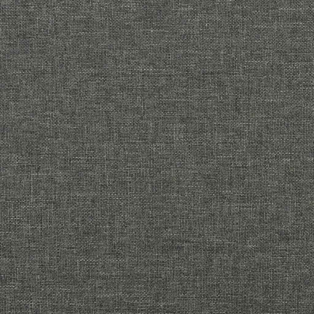 Saltea de pat cu arcuri, gri închis, 140x190x20 cm, textil