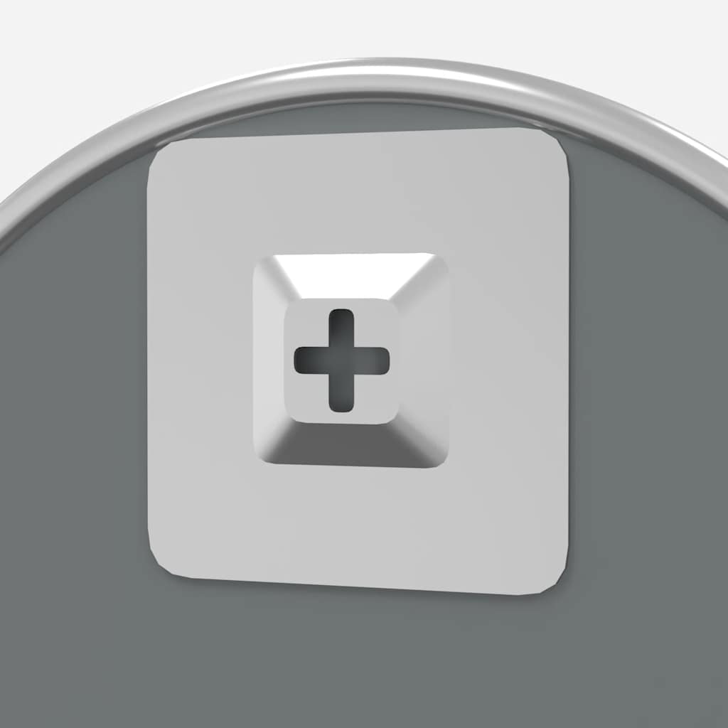 Oglindă de perete rotundă, argintiu, Ø 40 cm