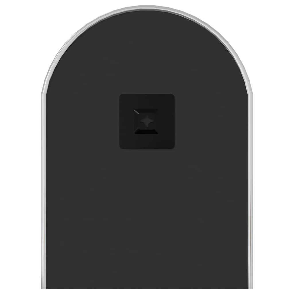 Oglindă de perete, argintiu, 60x25 cm, ovală