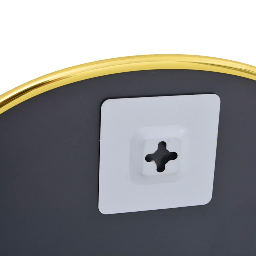 Oglindă de perete, auriu, 50x35 cm