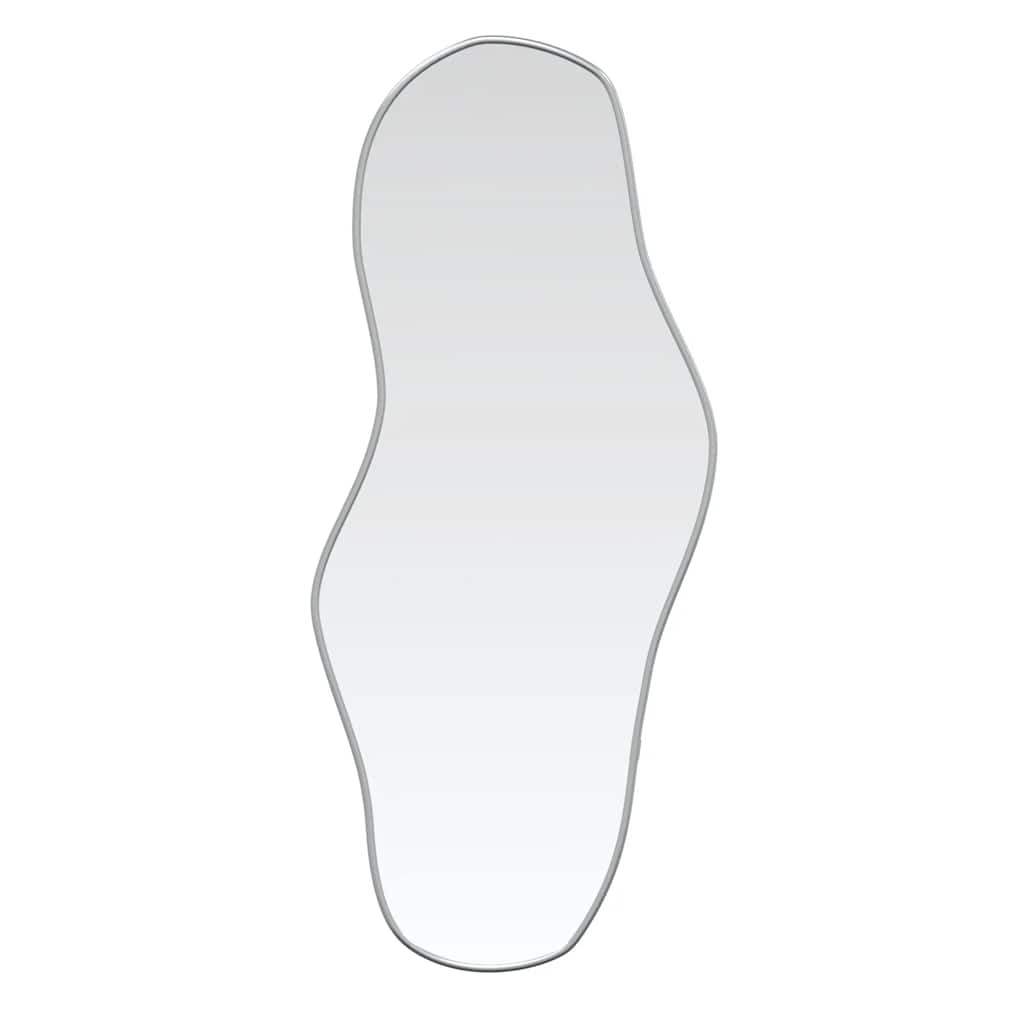 Oglindă de perete, argintiu, 80x35 cm - Vendito