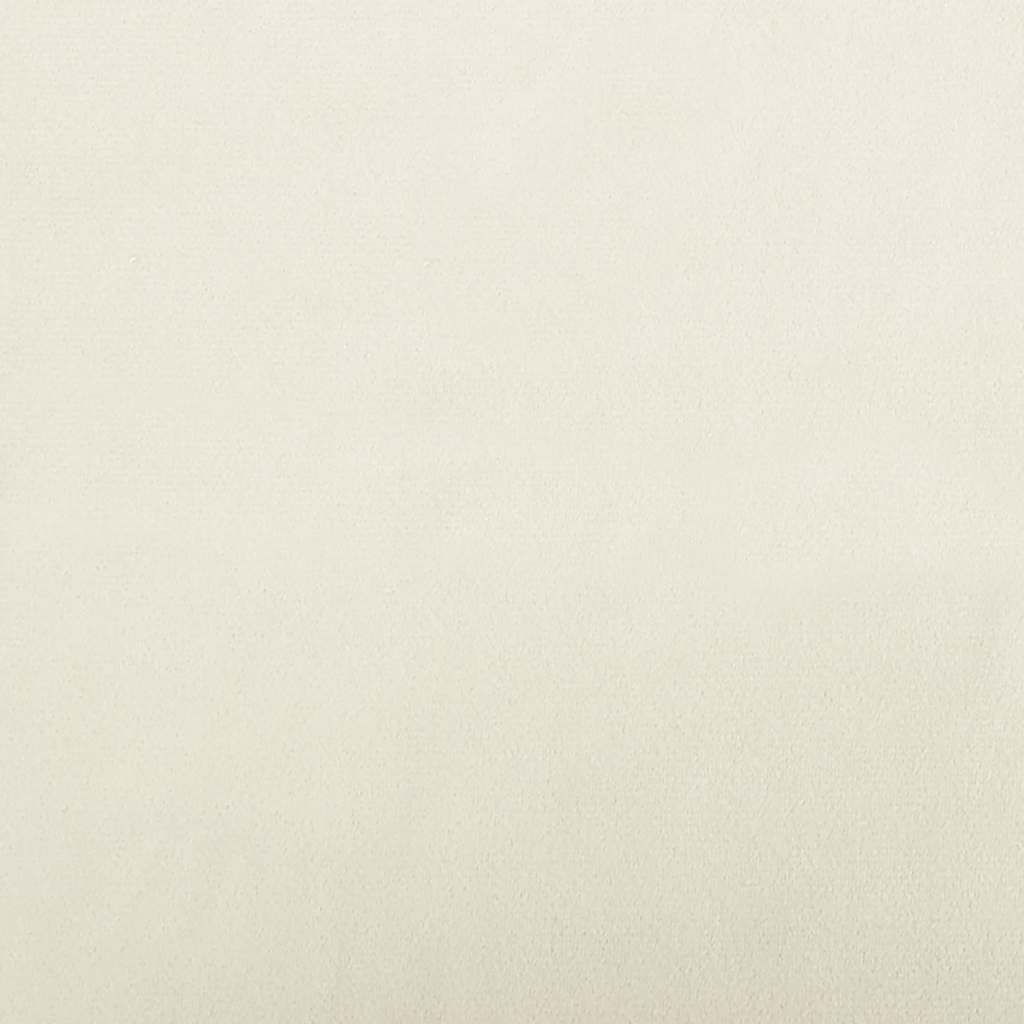 Pat de câini, crem, 70x45x26,5 cm, catifea