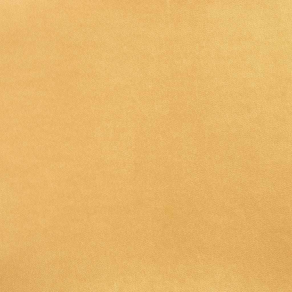 Scaun de jocuri, negru și auriu, piele ecologică