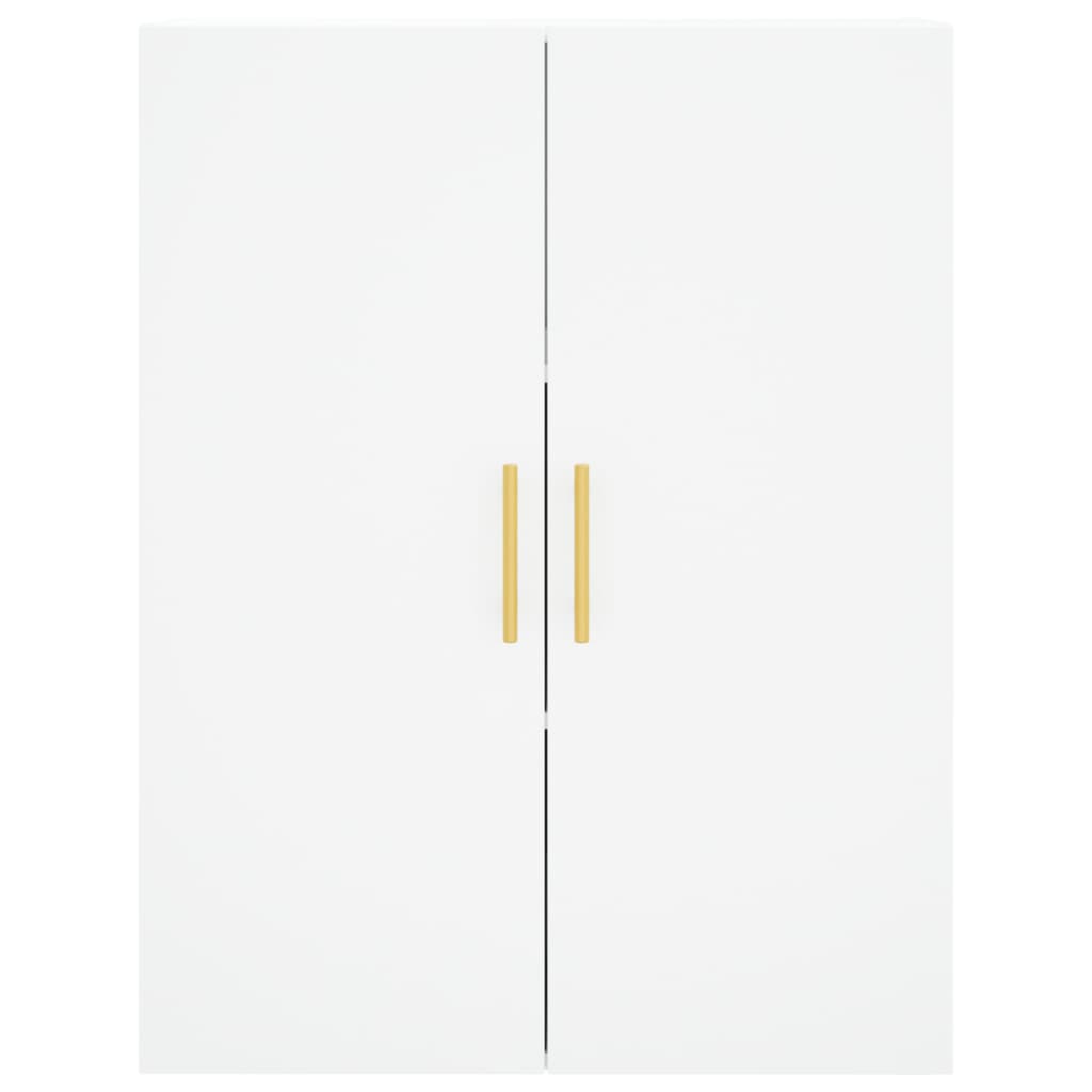 Dulap înalt, alb, 69,5x34x180 cm, lemn compozit