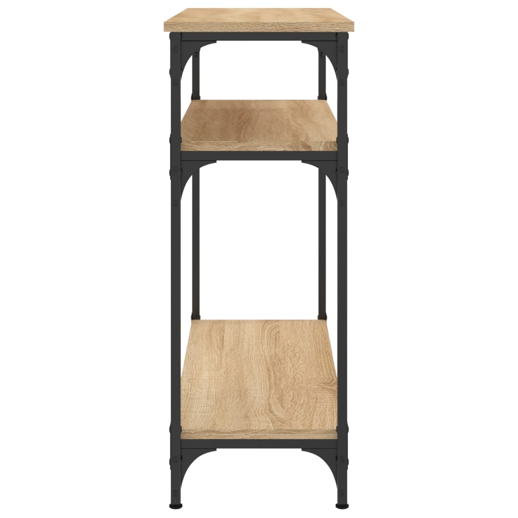 Măsuță consolă, stejar sonoma, 75x29x75 cm, lemn prelucrat