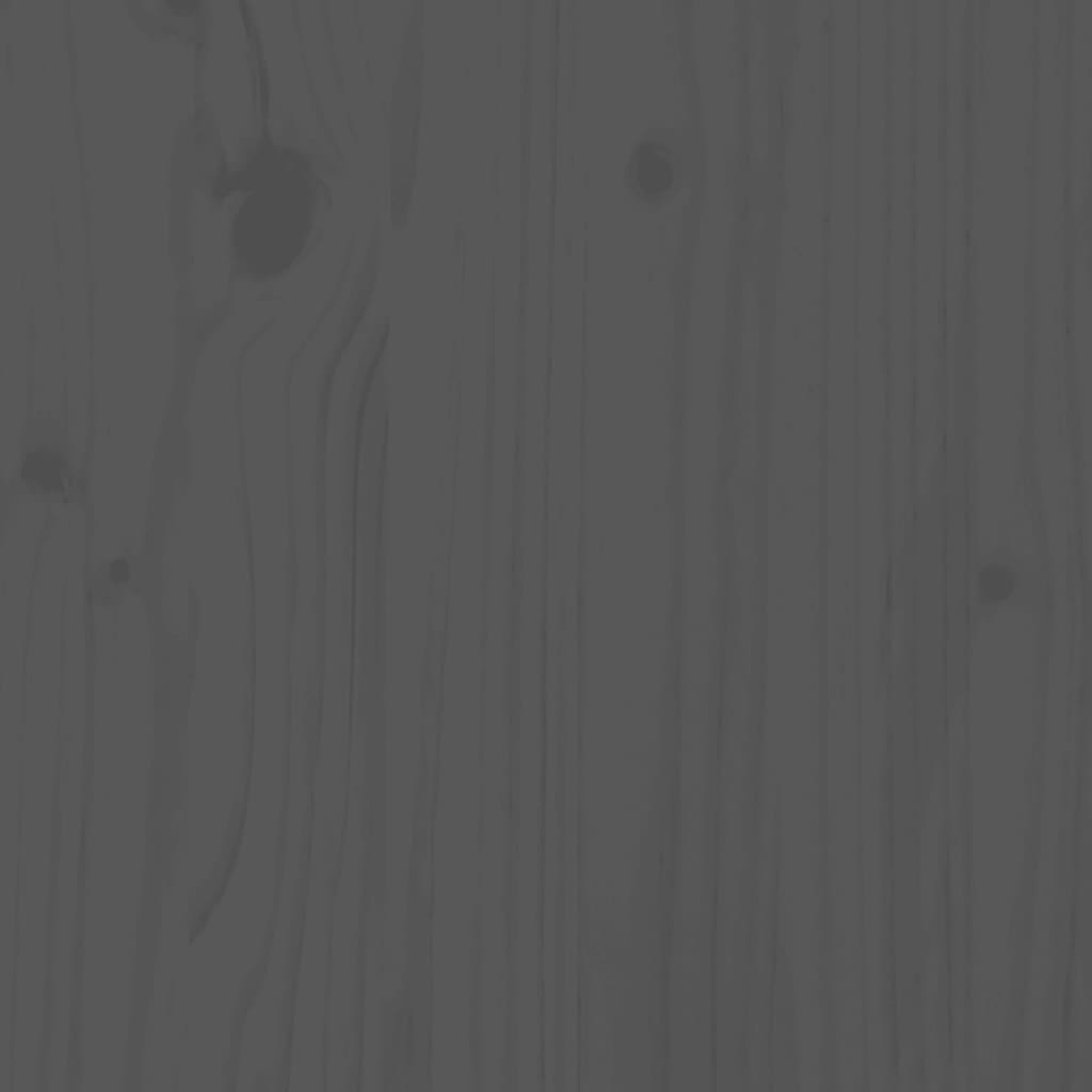 Dulap înalt, gri, 60x40x116,5 cm, lemn masiv de pin
