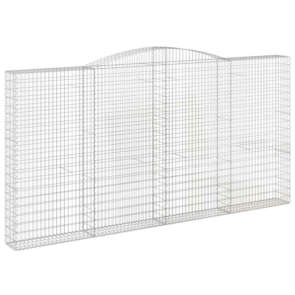 Coș gabion arcuit 400x30x200/220 cm fier galvanizat