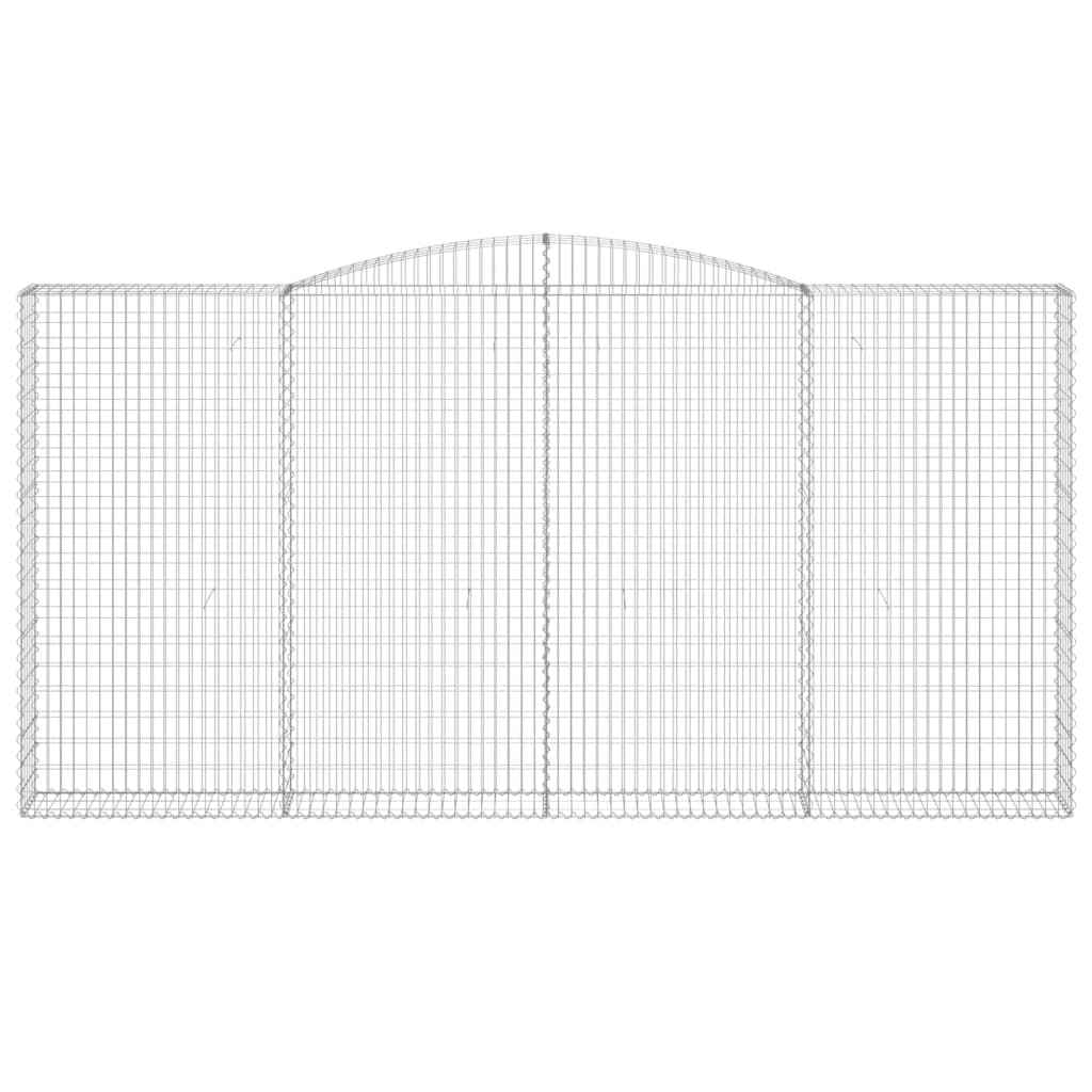 Coș gabion arcuit 400x30x200/220 cm fier galvanizat