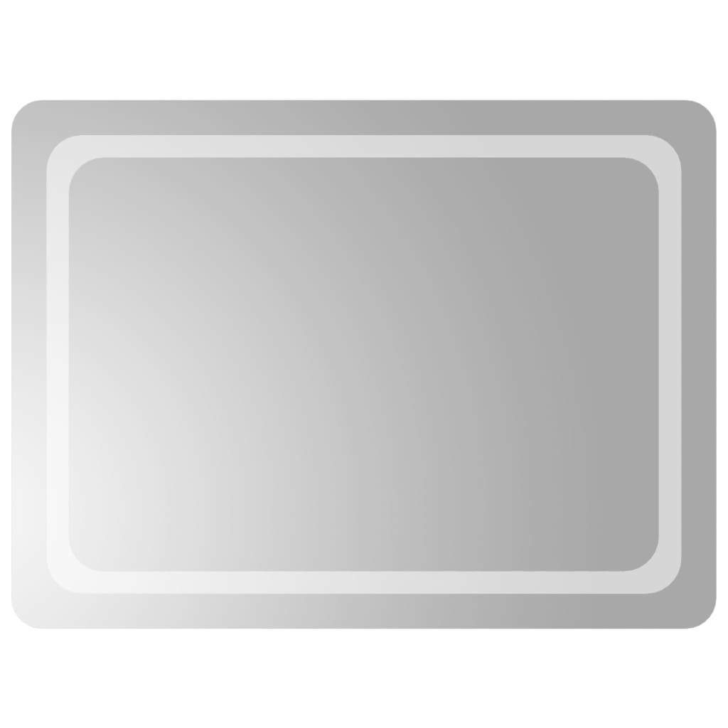 Oglindă de baie cu LED, 60x80 cm