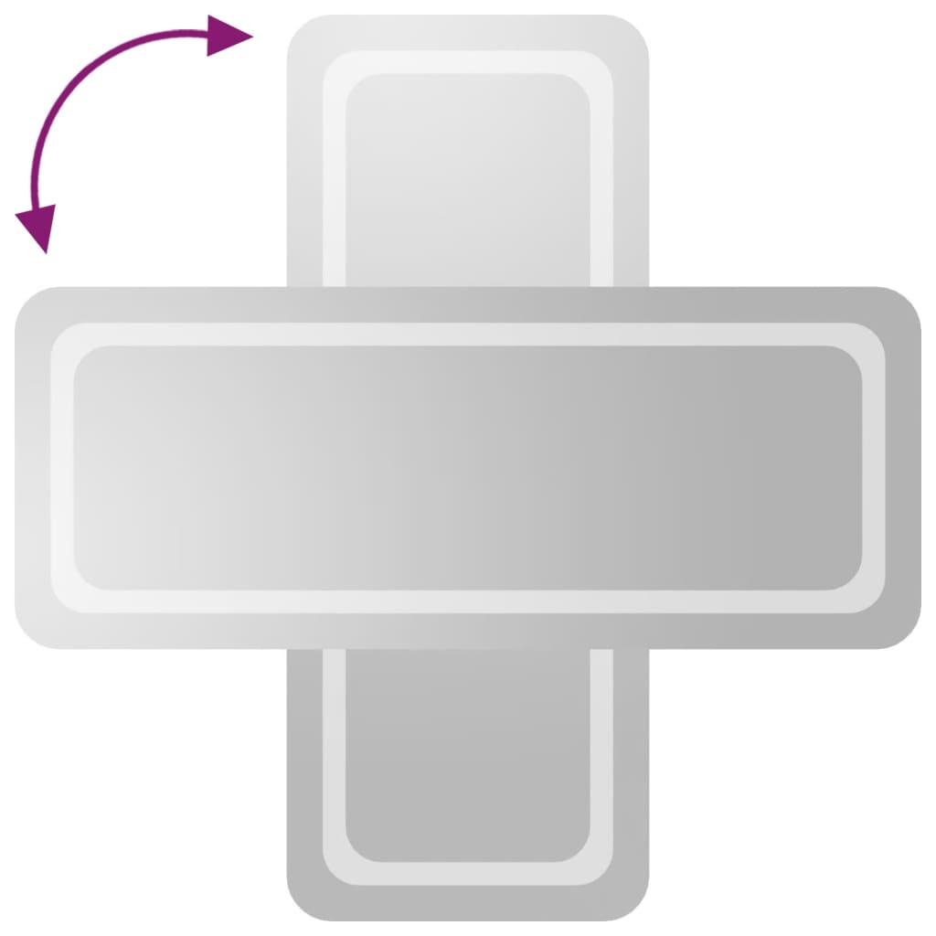 Oglindă de baie cu LED, 40x100 cm