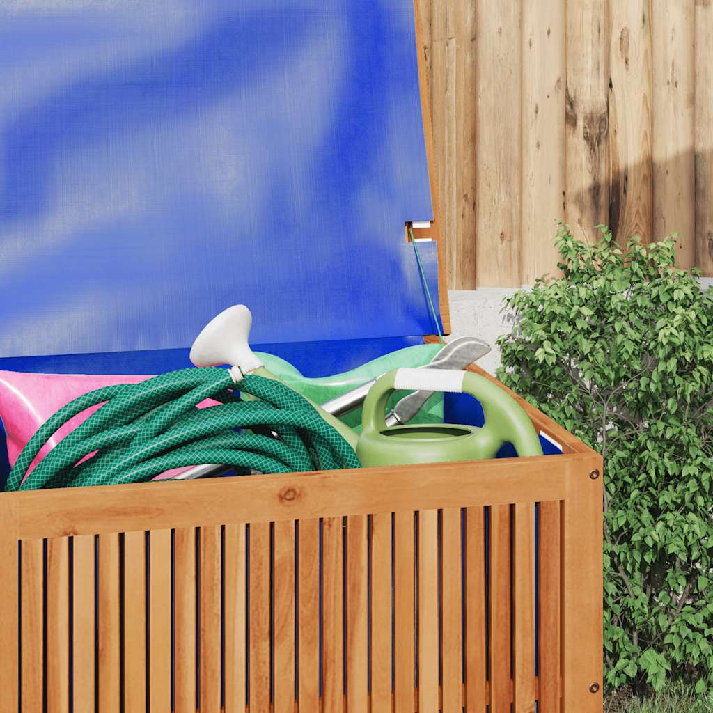 Ladă depozitare pentru grădină 75x75x58 cm lemn masiv acacia