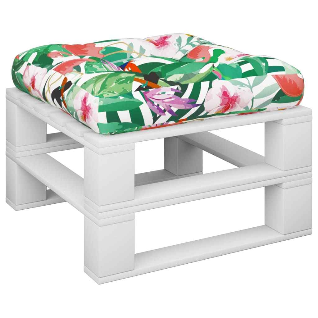 Pernă de paleți, multicolor, 60x60x12 cm, textil