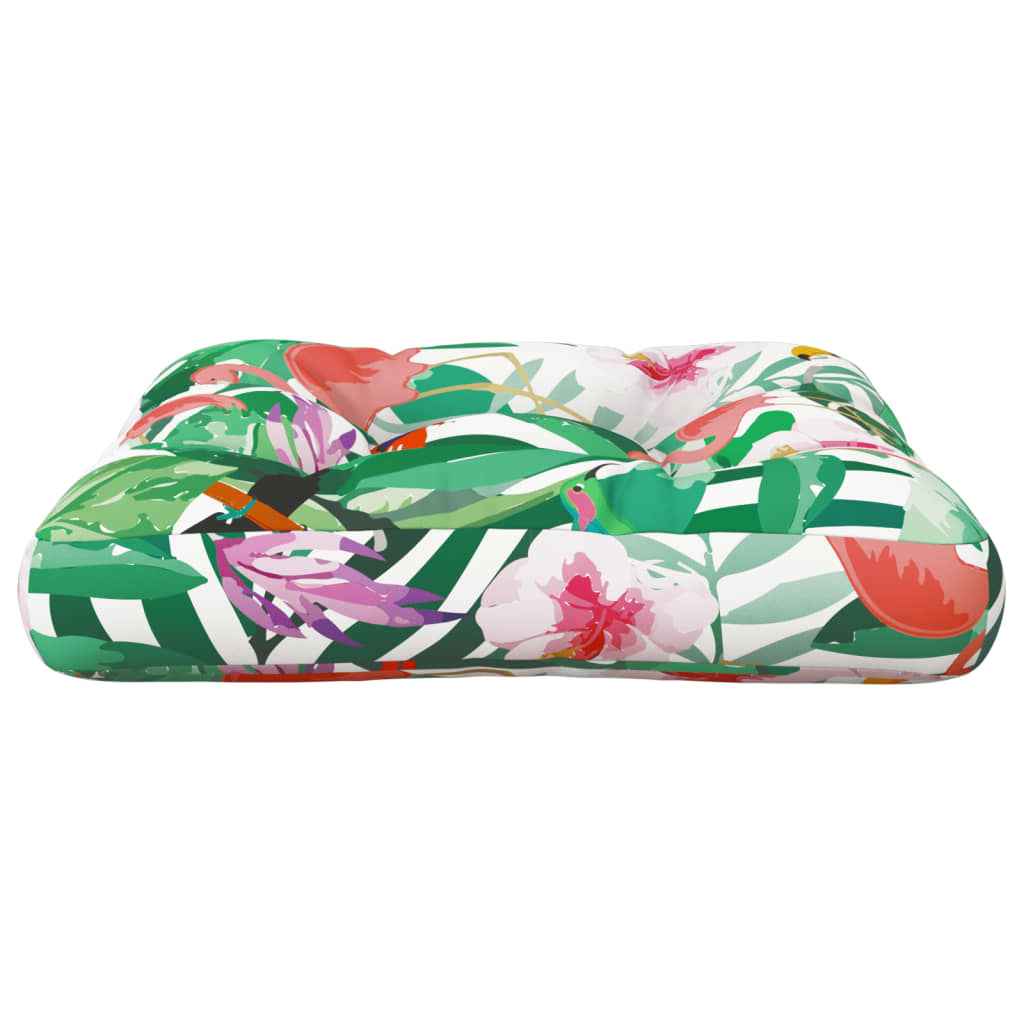 Pernă de paleți, multicolor, 60x60x12 cm, textil