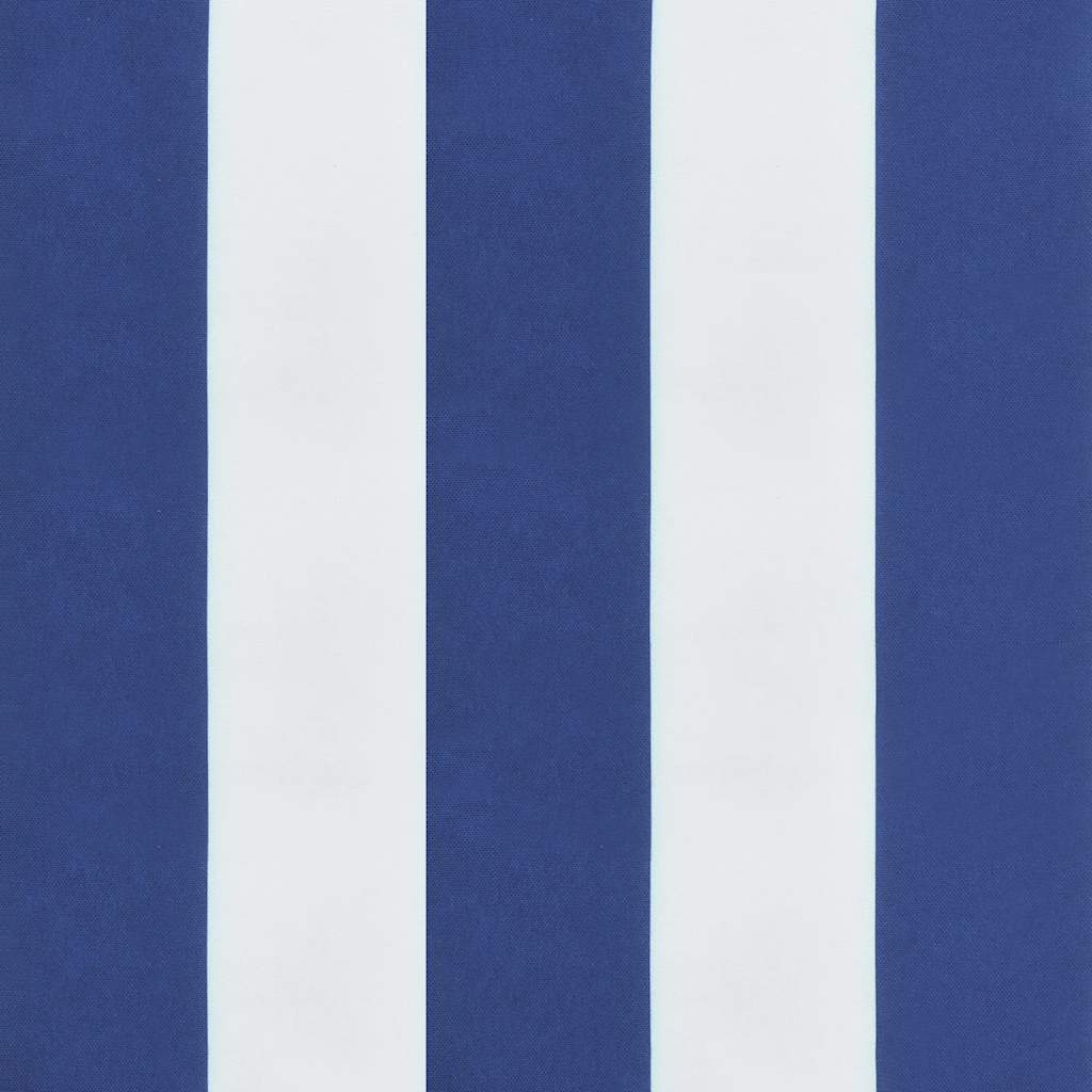 Pernă de paleți, albastru/alb, 80x80x12 cm, textil, dungi