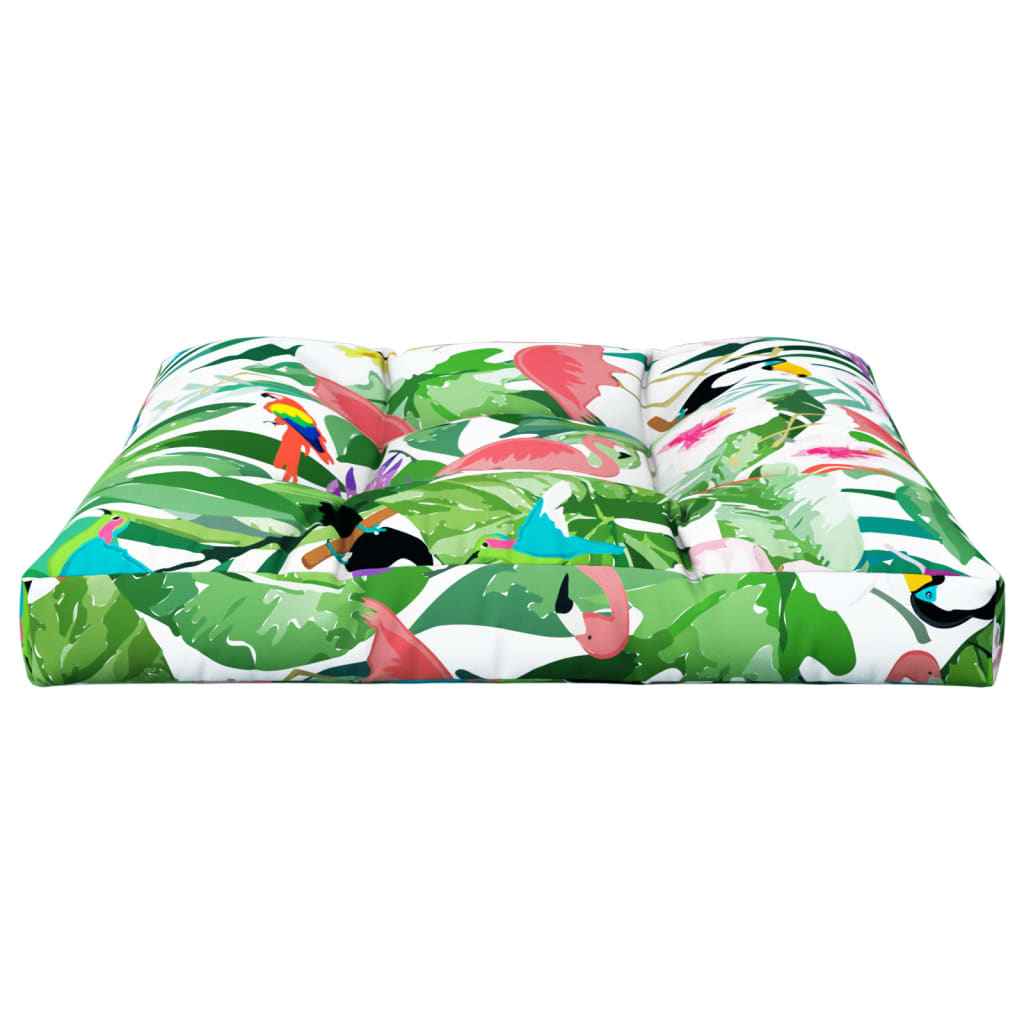 Pernă de paleți, multicolor, 80x80x12 cm, material textil