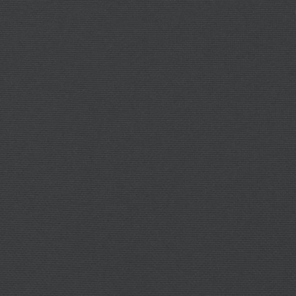 Pernă de paleți, negru, 120x40x12 cm, material textil