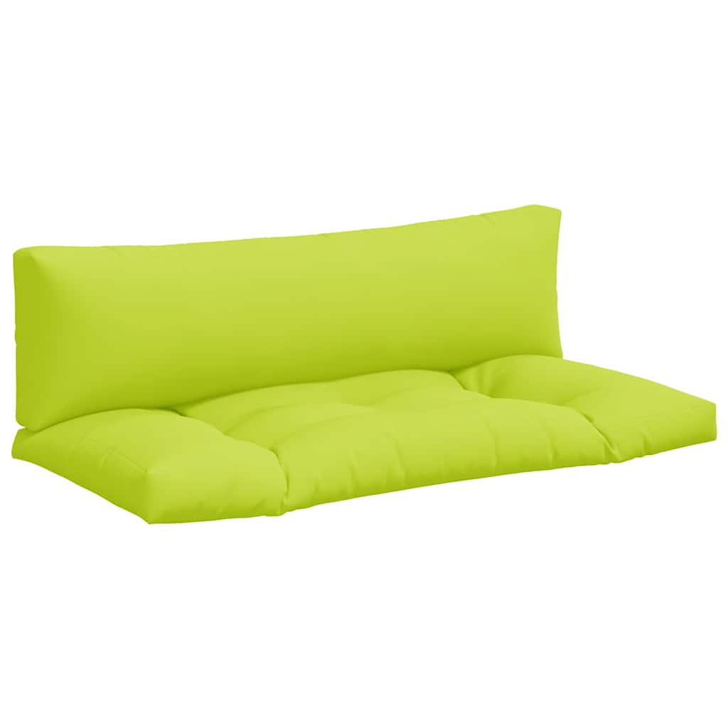 Perne de paleți, 2 buc, verde aprins, material textil