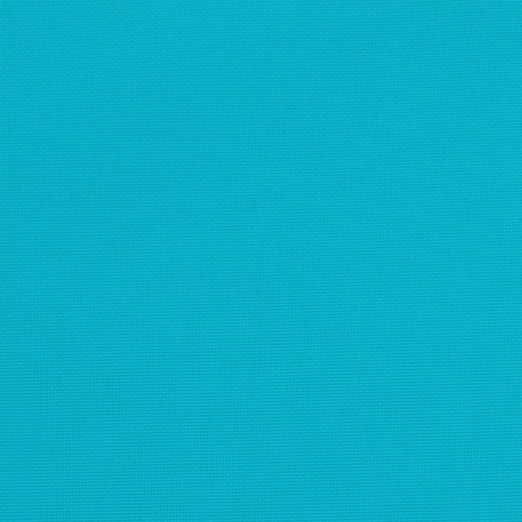 Perne pentru scaune cu spătar mic, 4 buc., turcoaz, textil