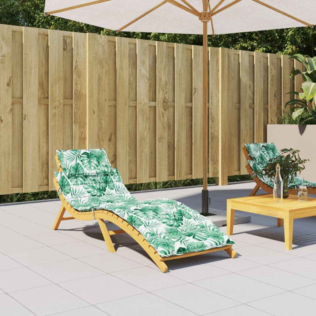 Pernă de șezlong, model frunze, textil Oxford