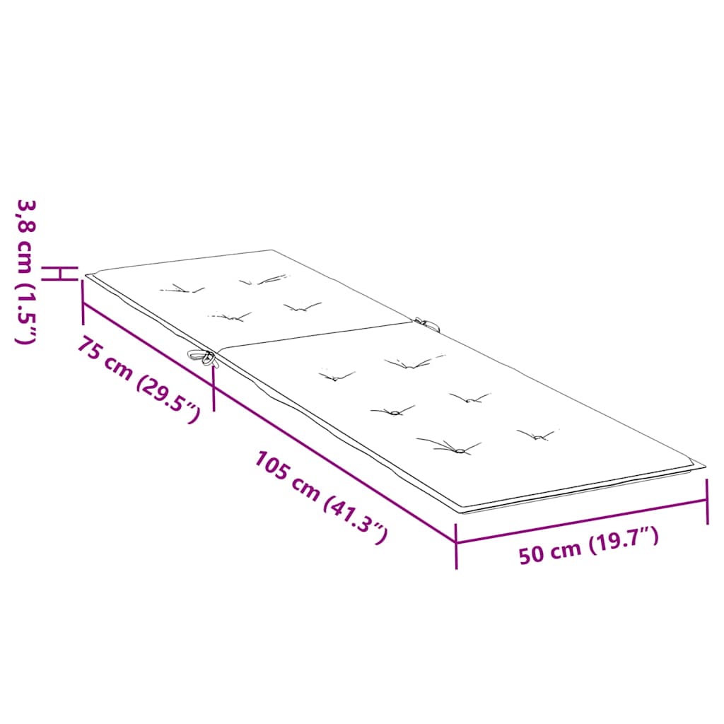 Pernă scaun de terasă, model frunze, textil Oxford