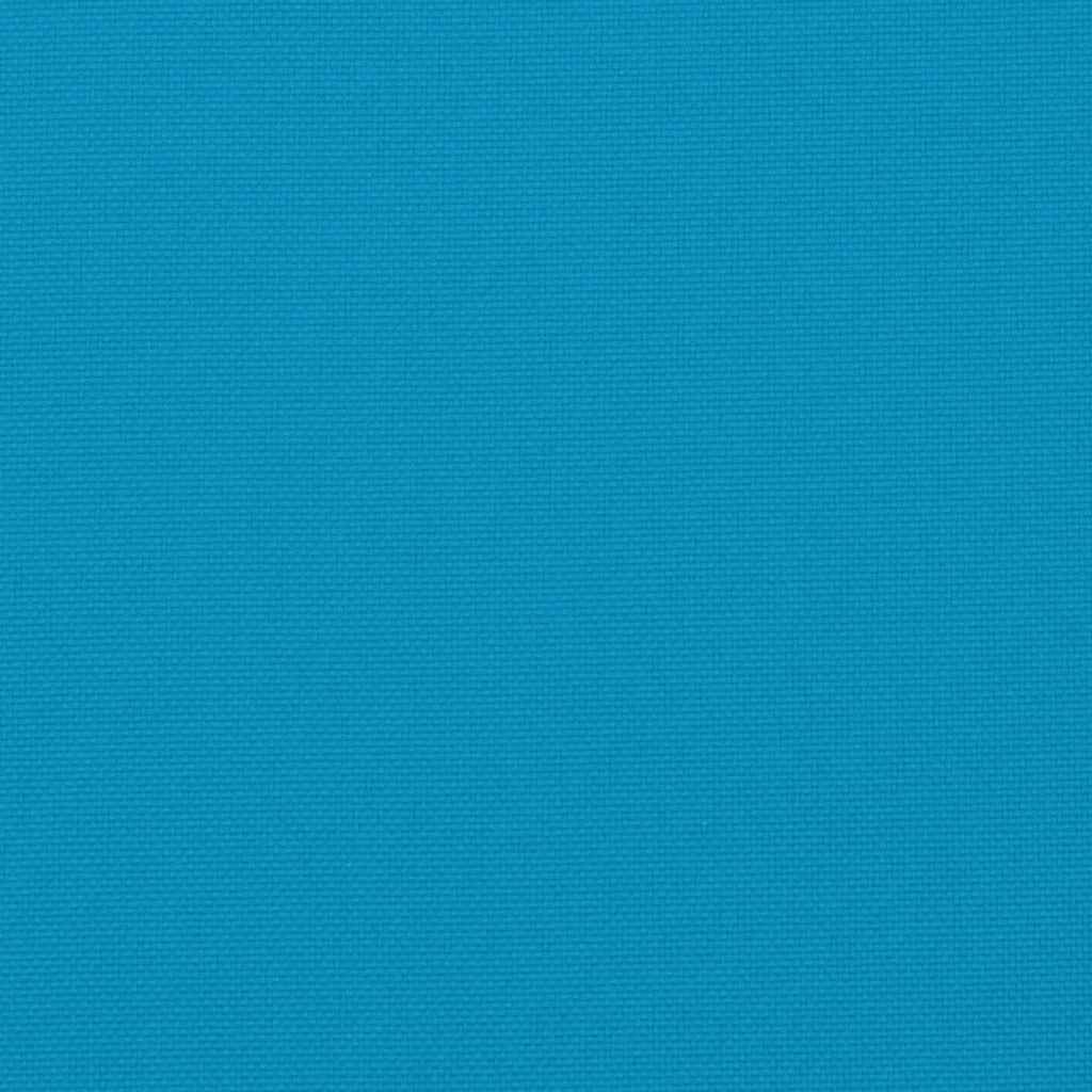 Perne canapea din paleți, 2 buc., albastru deschis, textil