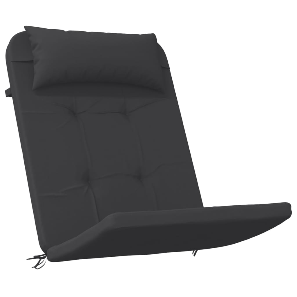 Perne pentru scaun Adirondack, 2 buc, negru, textil oxford