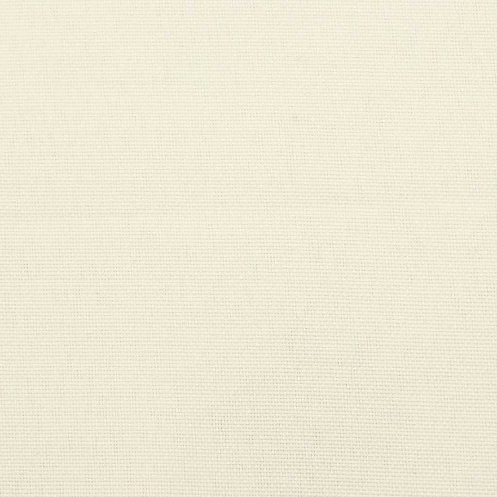 Perne scaun cu spătar înalt 2 buc, crem, țesătură Oxford