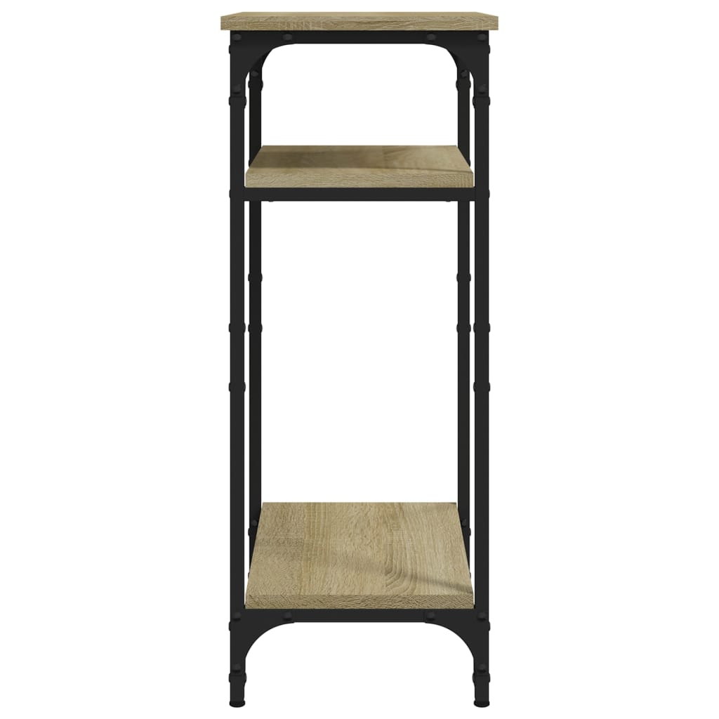 Masă laterală, stejar sonoma, 40x30x75 cm, lemn prelucrat