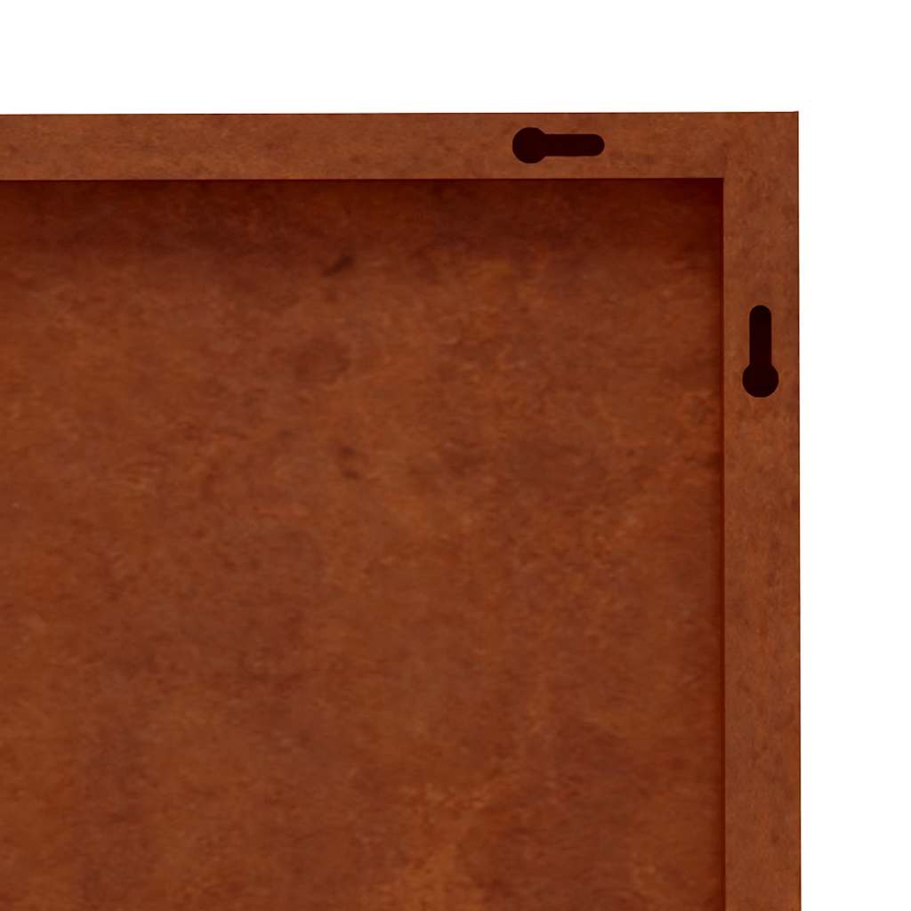 Decor perete de grădină 105x55 cm design orizont oțel Corten