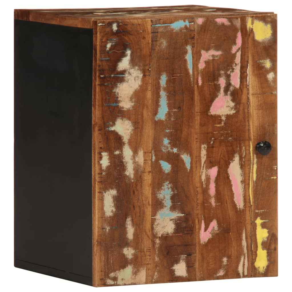 Dulap de perete de baie, 38x33x48 cm, lemn masiv reciclat