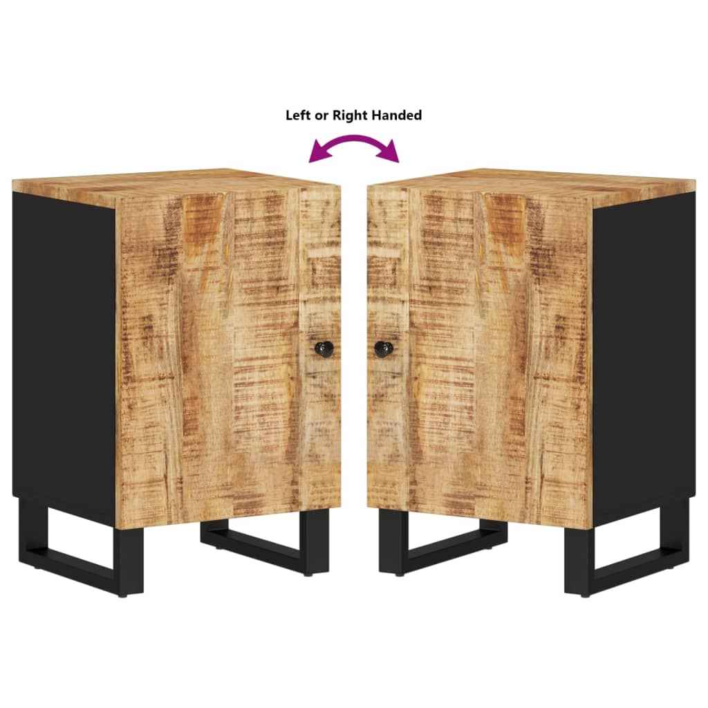 Dulap de baie, 38x33x58 cm, lemn masiv de mango