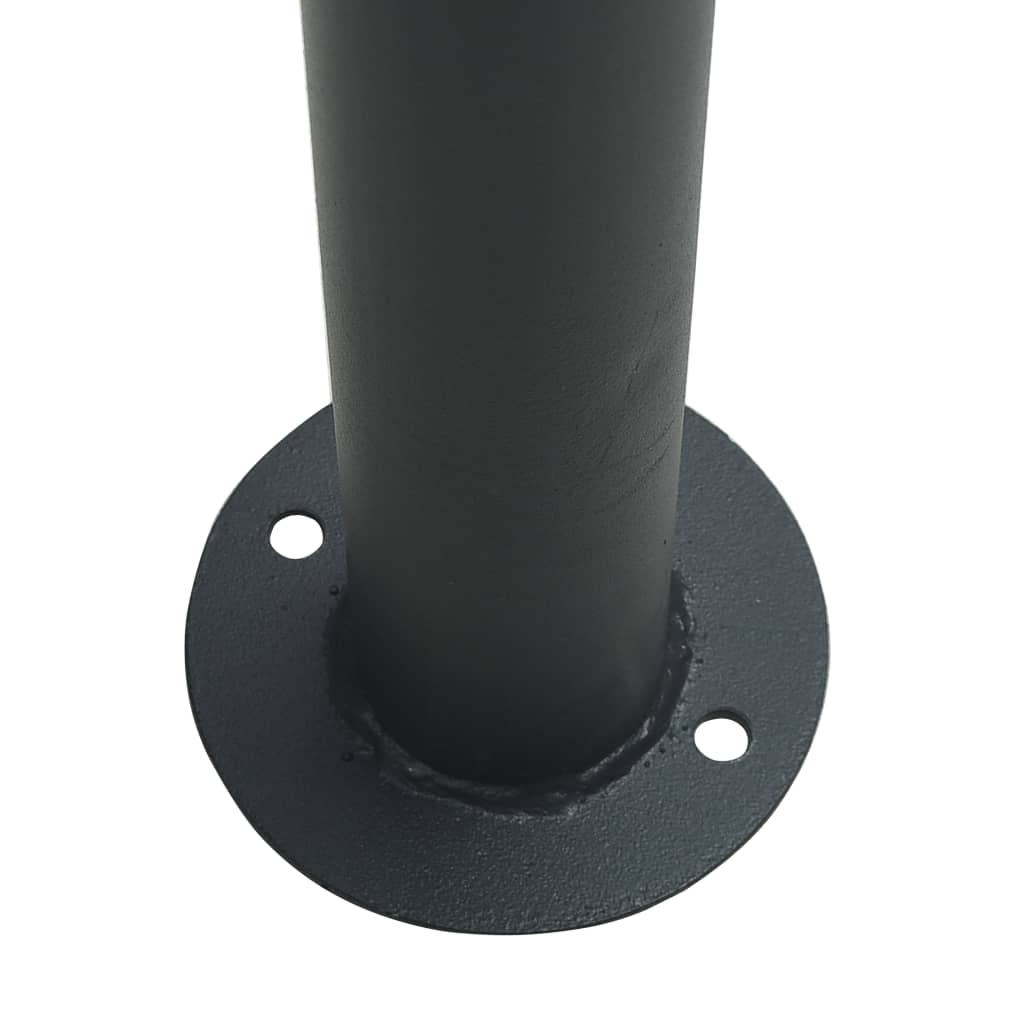 Cort pavilion, antracit, 3x3 m, oțel și material textil