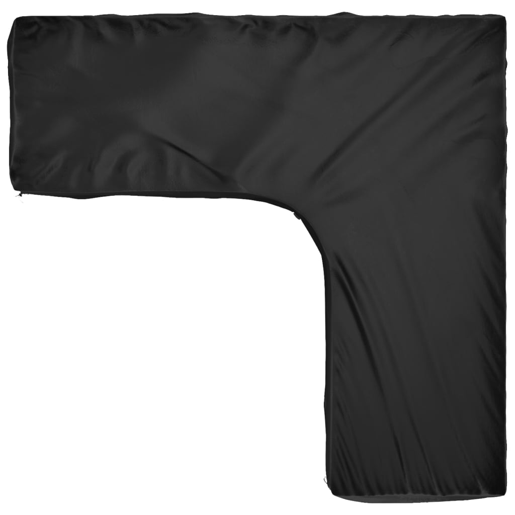 Husă mobilier de grădină în formă de L 16 ocheți, 250x250x70 cm