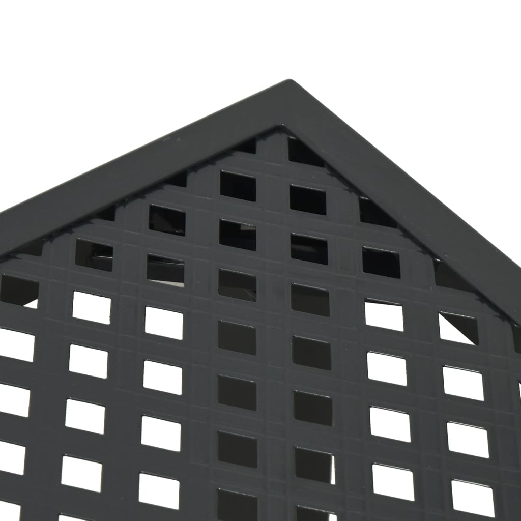 Masă de grădină, antracit, 165x80x72 cm, oțel