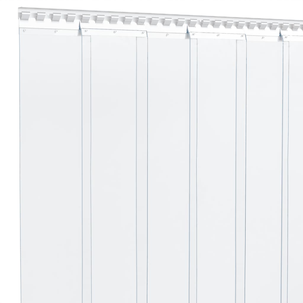 Perdea pentru ușă, transparent, 200 mmx1,6 mm 10 m, PVC