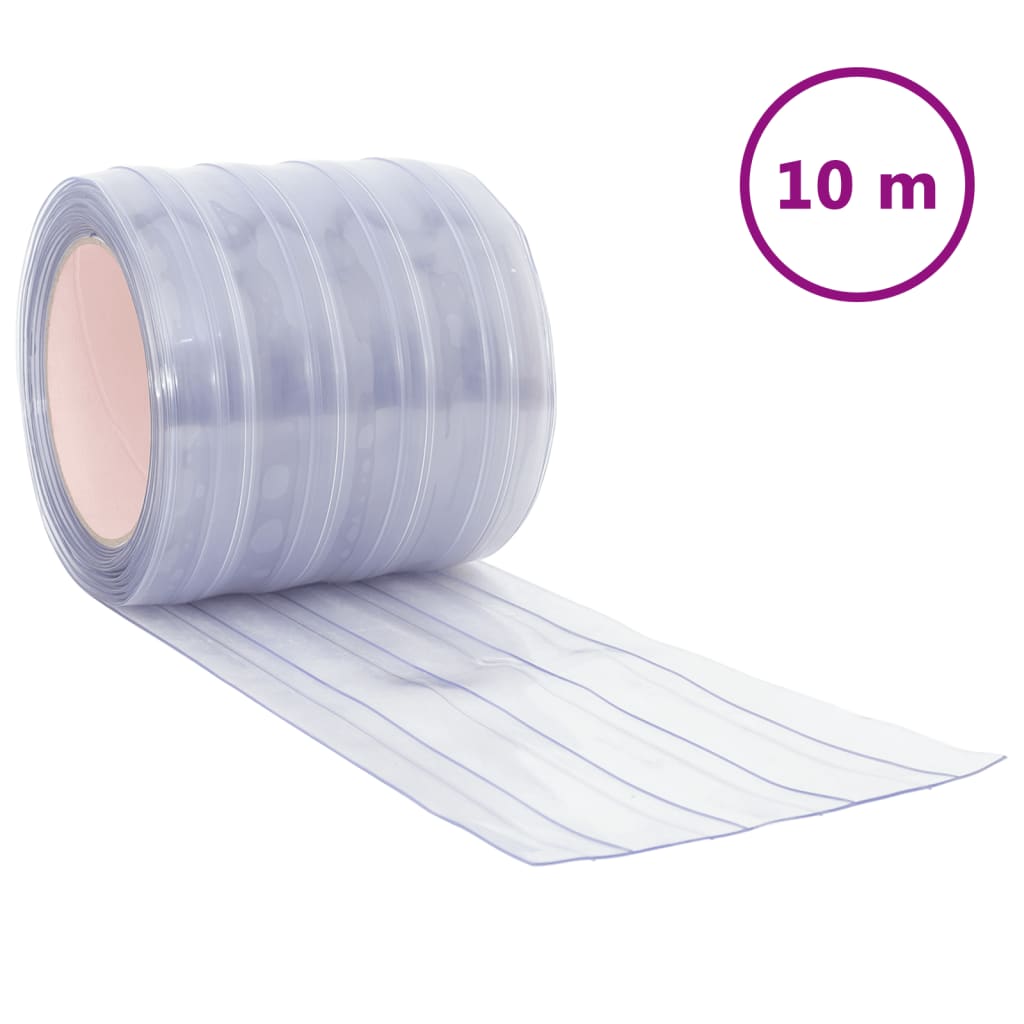 Perdea pentru ușă, transparent, 200 mmx1,6 mm 10 m, PVC