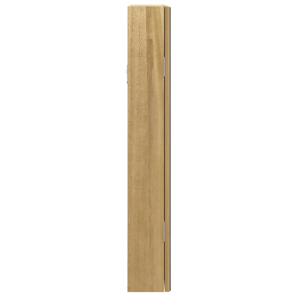 Dulap de bijuterii cu oglindă și lumini LED, montaj pe perete