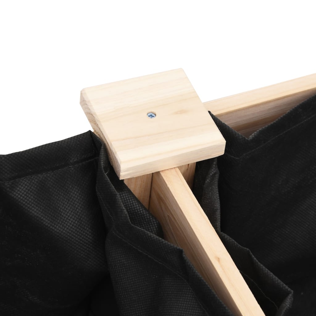 Jardinieră cu căptușeală, 203x53x76 cm, lemn masiv de brad