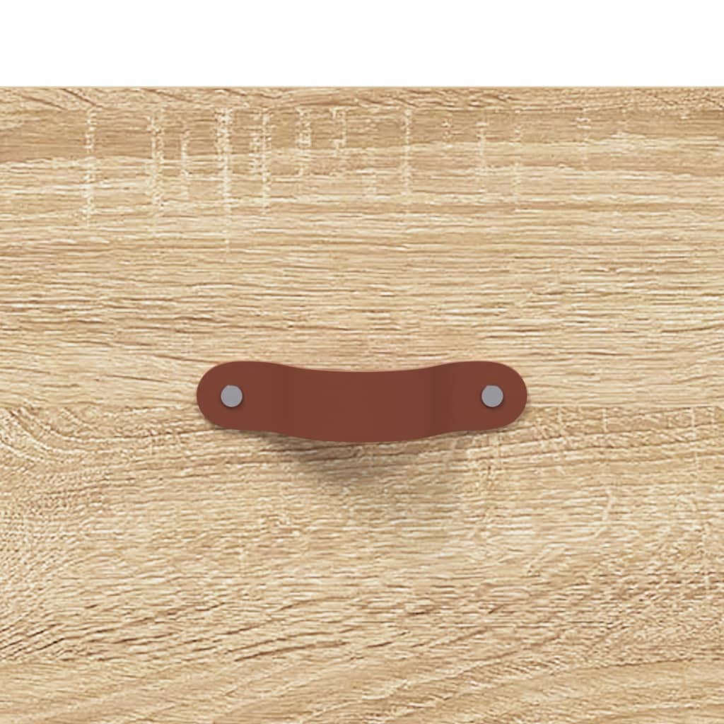 Comodă cu sertare, stejar sonoma, 69,5x34x90 cm, lemn prelucrat