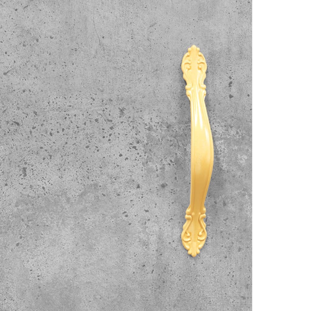 Servantă, gri beton, 69,5x34x90 cm, lemn compozit