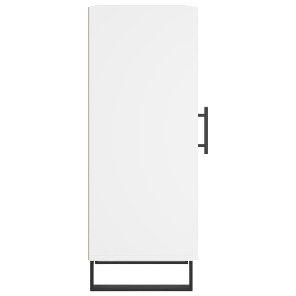 Servantă, alb, 34,5x34x90 cm, lemn compozit