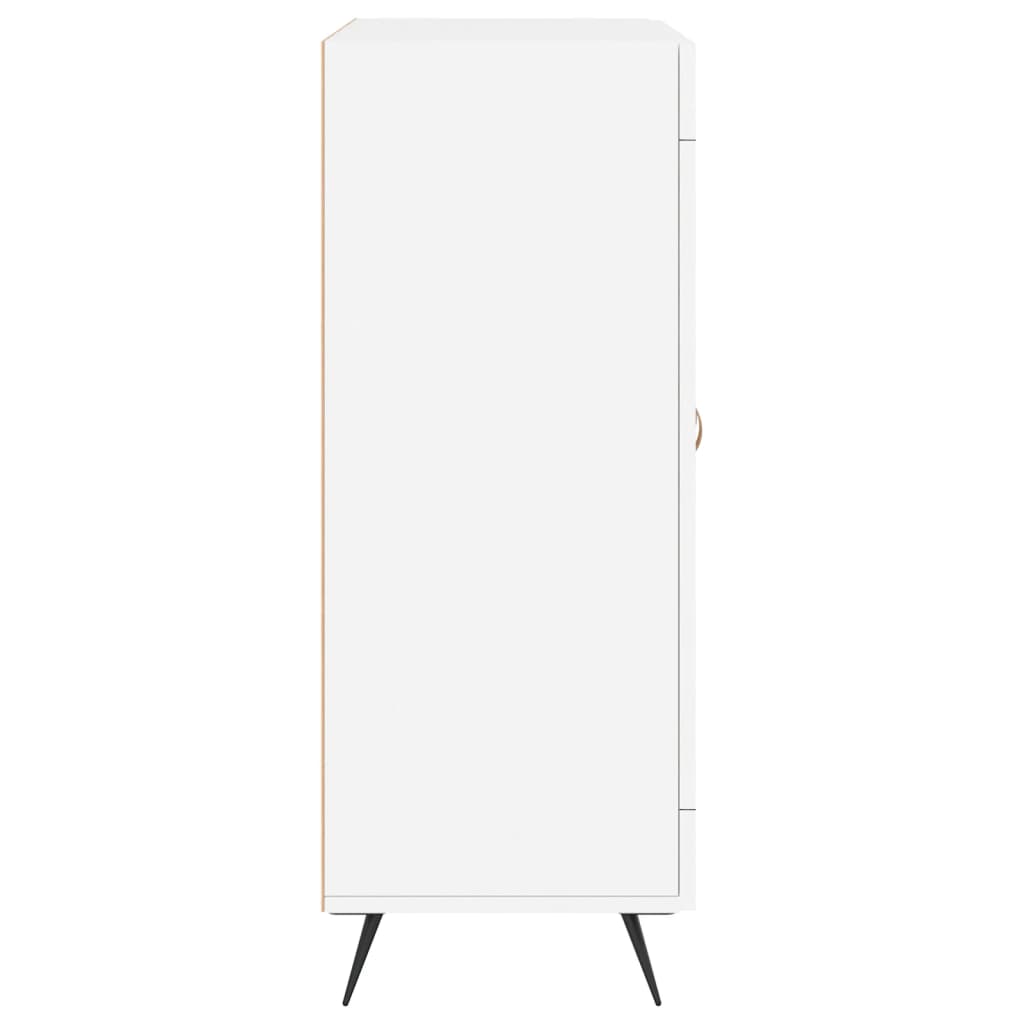 Servantă, alb, 69,5x34x90 cm, lemn compozit