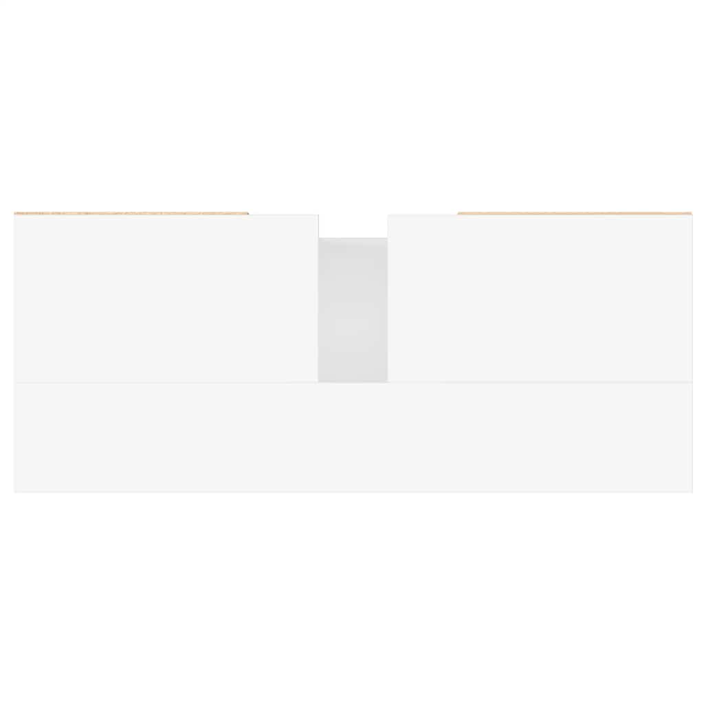 Dulap pentru baie, alb, 80x33x60 cm, lemn compozit